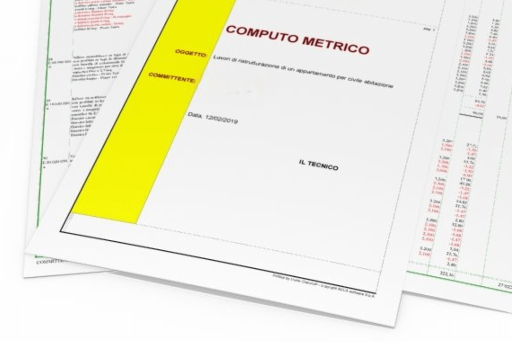 Computo metrico estimativo